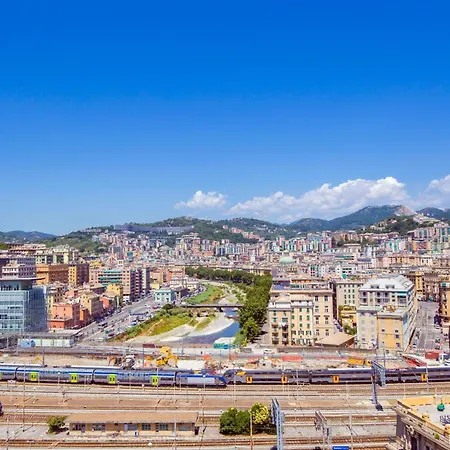 Appartement Train Station| Parking| A/c| Wifi By Tilo Genua